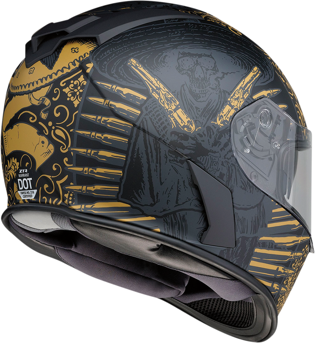 Z1R Warrant Sombrero Adult Full Face Motorcycle Riding Street Racing Helmet