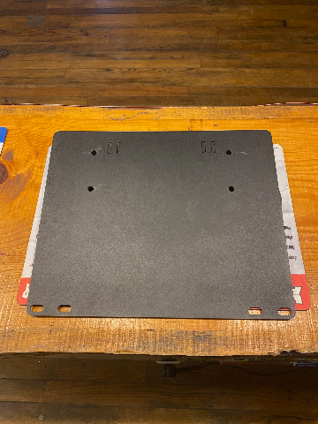 Moose Utility UTV Black Steel Snow Plow Mounting Plate 2020-23 Honda Pioneer 500
