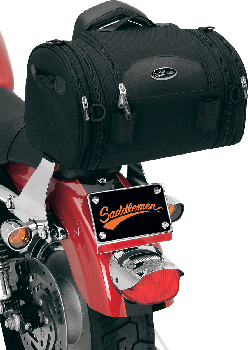 Saddlemen R1300LXE Motorcycle Deluxe Roll Bag Sissy Bar Luggage fits Harley