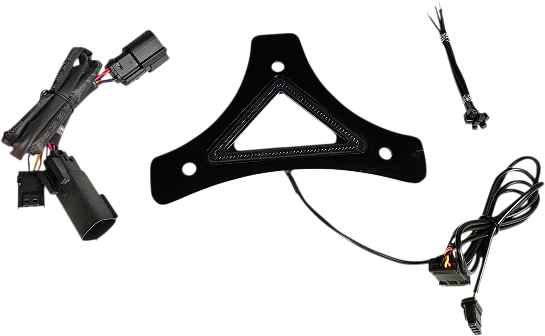 Custom Dynamics Black LED Backrest Brake Light 2014-2024 Harley Touring Models