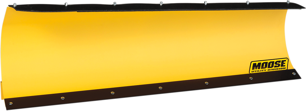 Moose 60" ATV UTV Side by Side Off Road Black Yellow County Snow Plow Blade