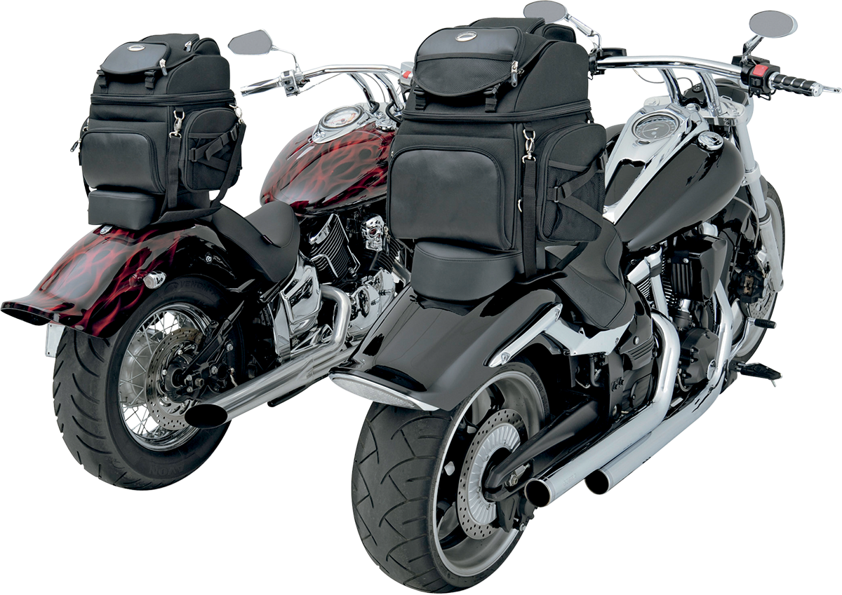 Saddlemen BR1800 Motorcycle Sissy Bar Bag Luggage Harley Honda Yamaha Suzuki