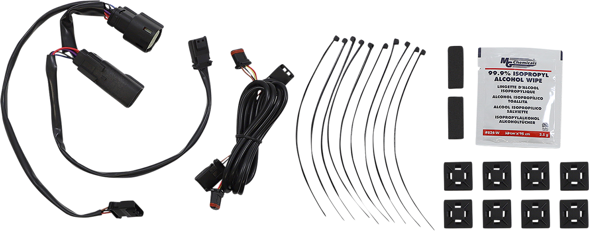 Custom Dynamics Chrome Smoke LED Saddlebag Hinge Lights 2014-2023 Harley Touring