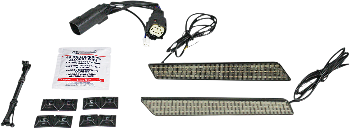 Custom Dynamics Saddlebag Latch Turn Signal Lights 2014-2024 Harley Touring