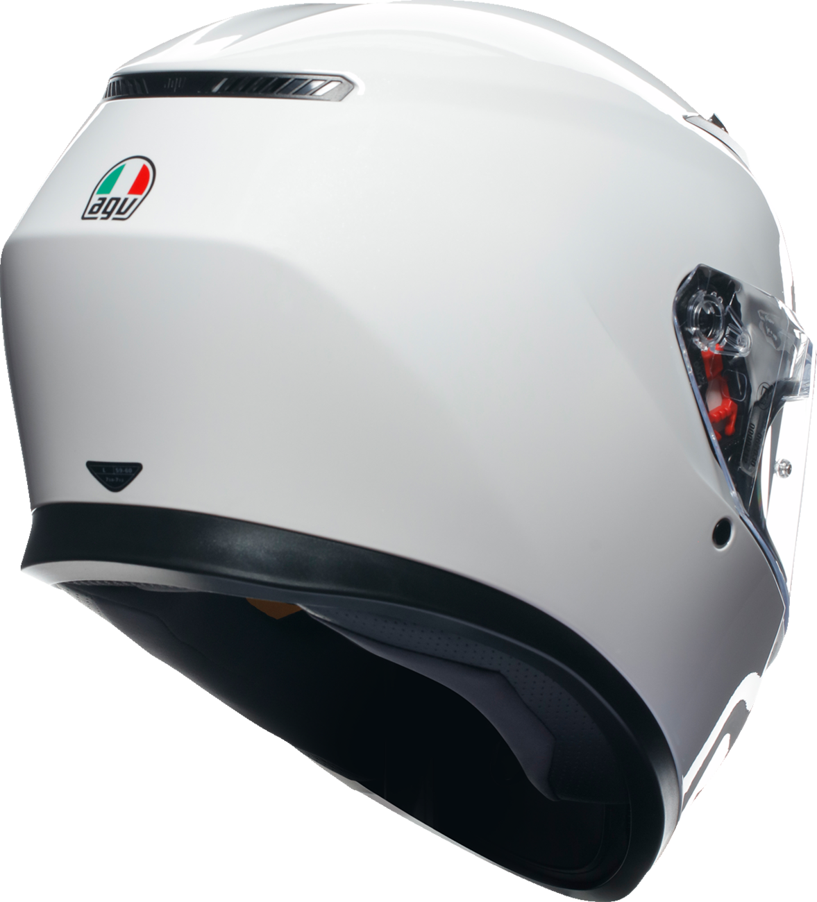 AGV K3 Seta White Unisex Adult Motorcycle Street Riding Full Face Helmet