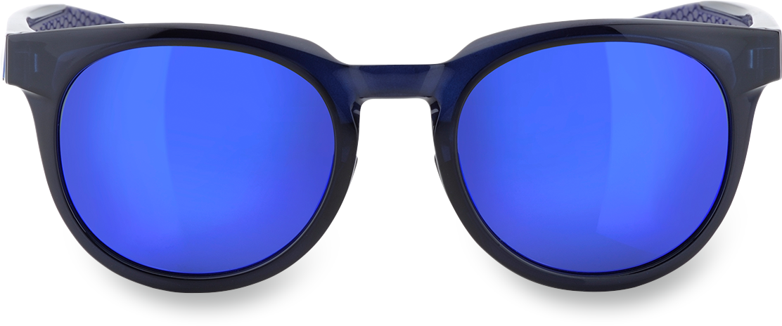 100% Tr90 Electric Blue Mirror Campo Unisex Adult Dual Sport Sunglasses
