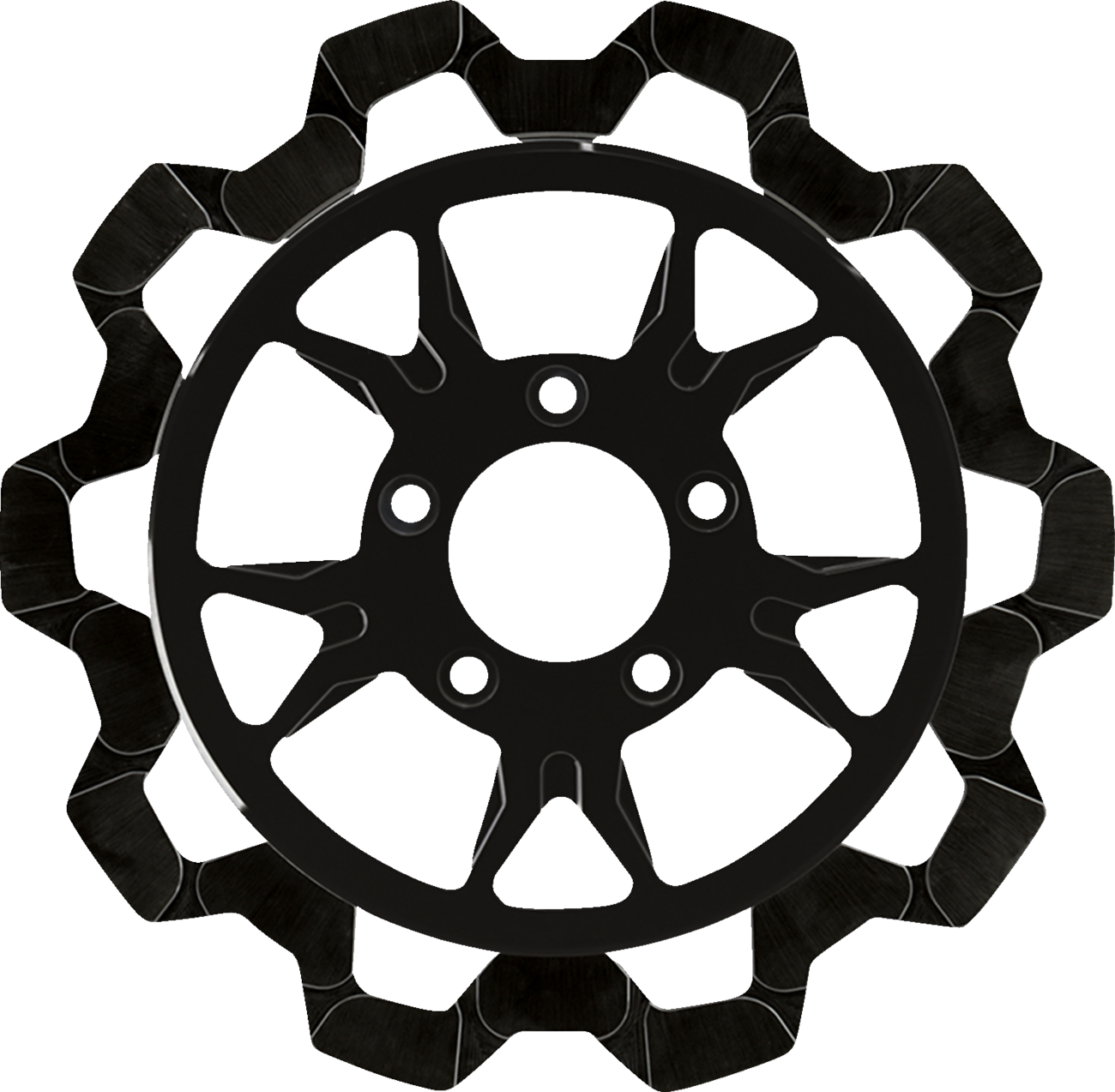 Lyndall Racing B-52 Black Rear Brake Rotor for 2014-2024 Harley Touring FLH FLT