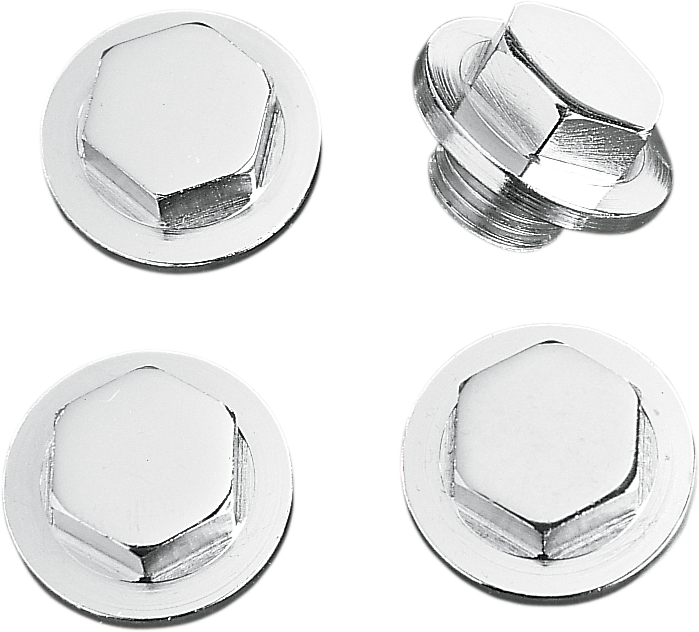 Colony Chrome Rocker Shaft End Cap Kit 71-85 Harley Touring Sportster FXR FLT