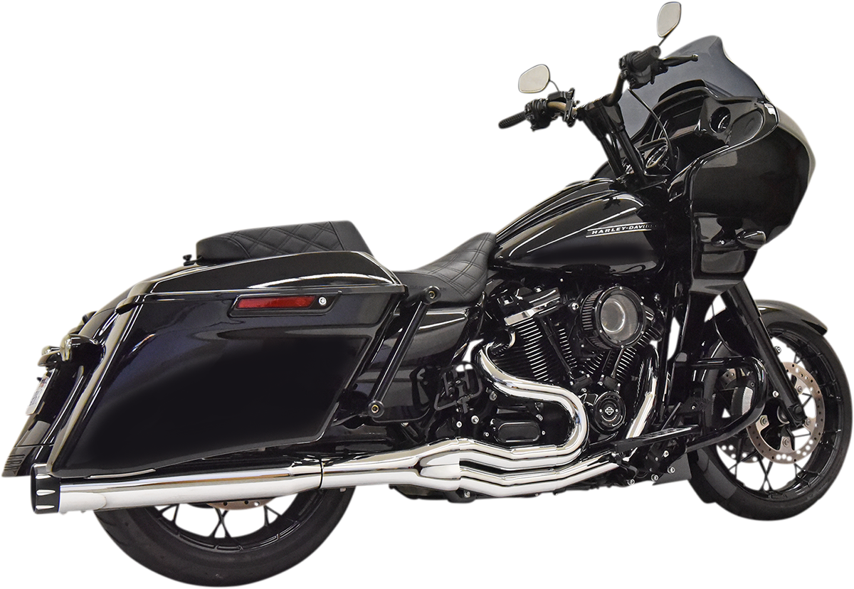 Bassani Road Rage 2-1 Exhaust 2017-2024 Harley Touring Street Glide Road King