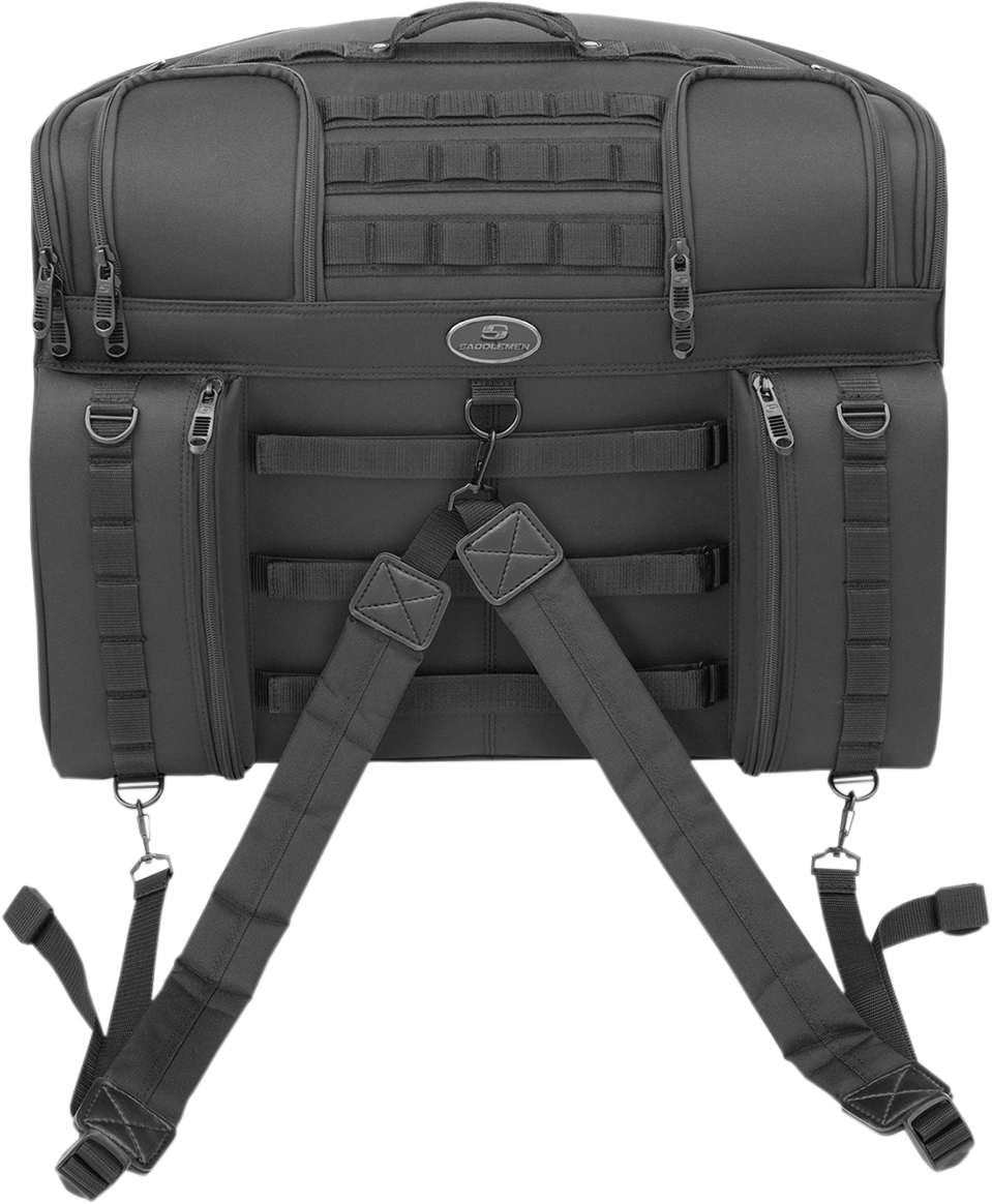 Saddlemen BR4100 Tactical Textile Rear Back Seat Bag Luggage Harley Davidson