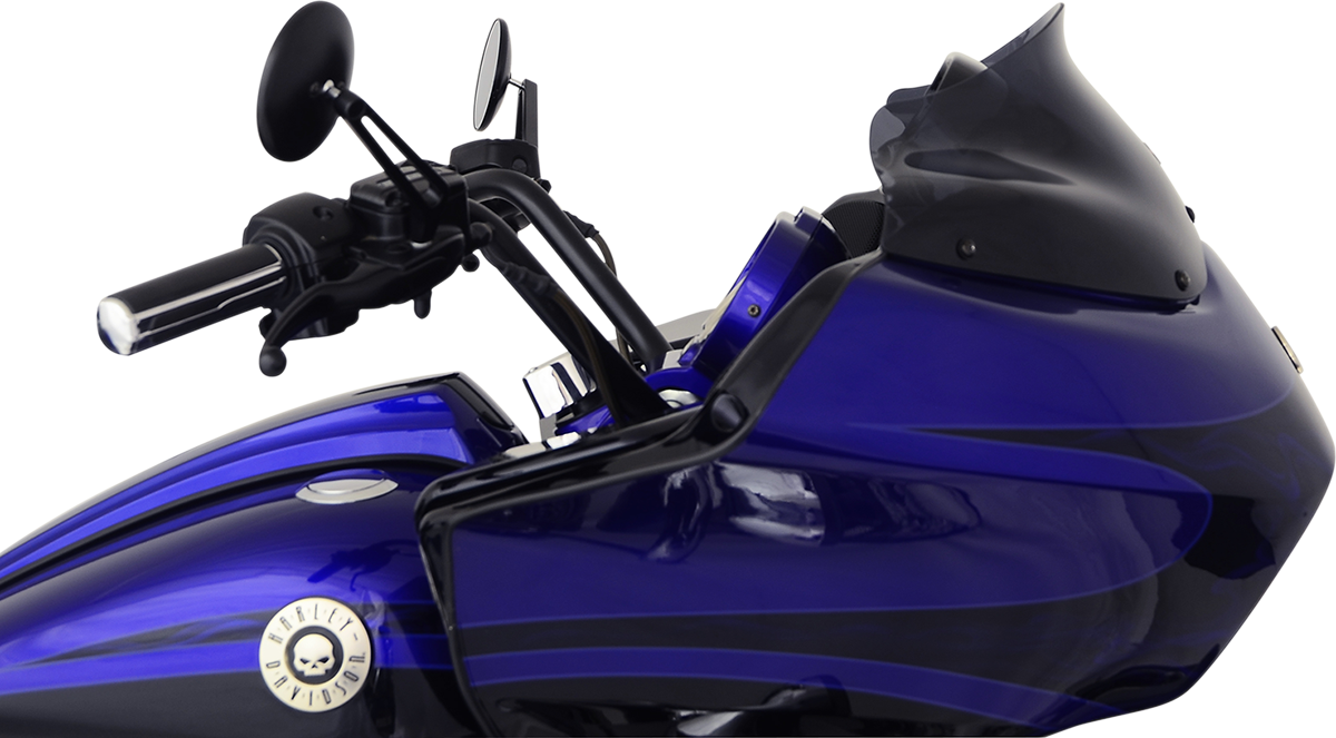 Klock Werks Dark Smoke 8" Flare Fairing Windshield for 1998-13 Road Glide Models