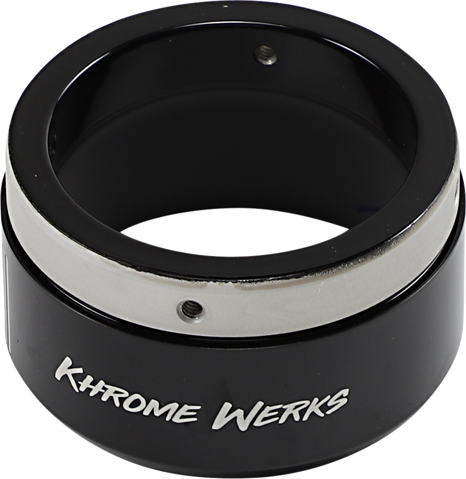 Khrome Werks 4-1/2" Klassic Left Muffler Tip End Cap for Harley Davidson