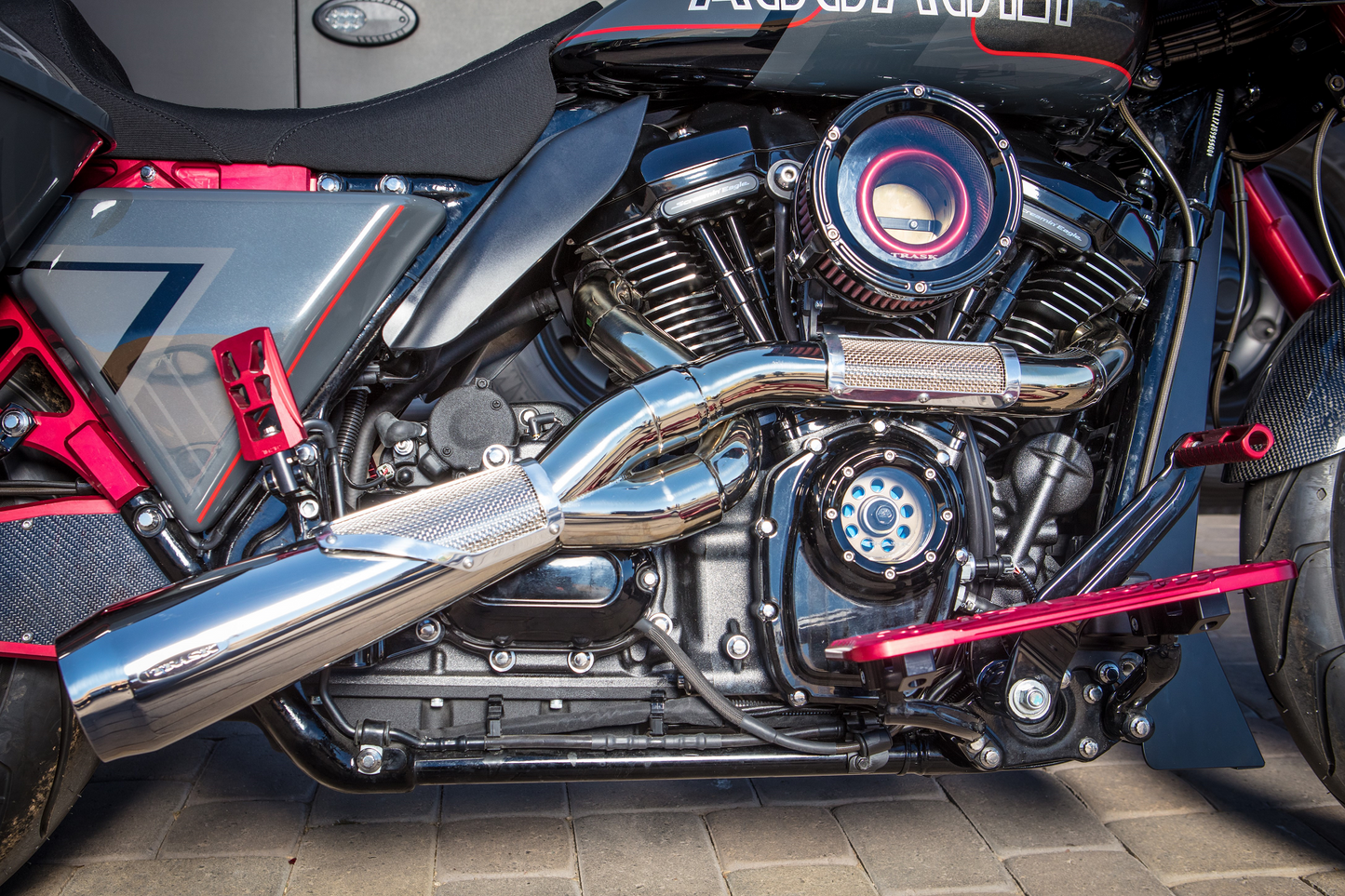 Trask Assault Charge High-Flow Black Air Cleaner for 1999-2017 Harley Twin Cam
