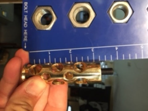 JT's Cycles .50 Caliber BMG Bullet Brass Motorcycle Shifter Peg for Harley