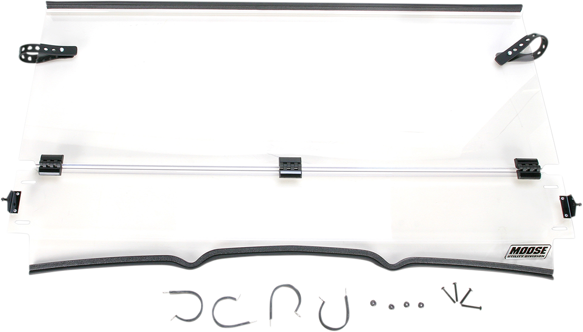 Moose Clear Polycarbonate UTV Folding Windshield for 10-13 Kawasaki Teryx 750