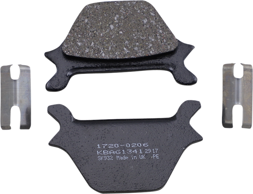 Drag Specialties Rear Motorcycle Brake Caliper Pads 1987-1999 Harley Softail