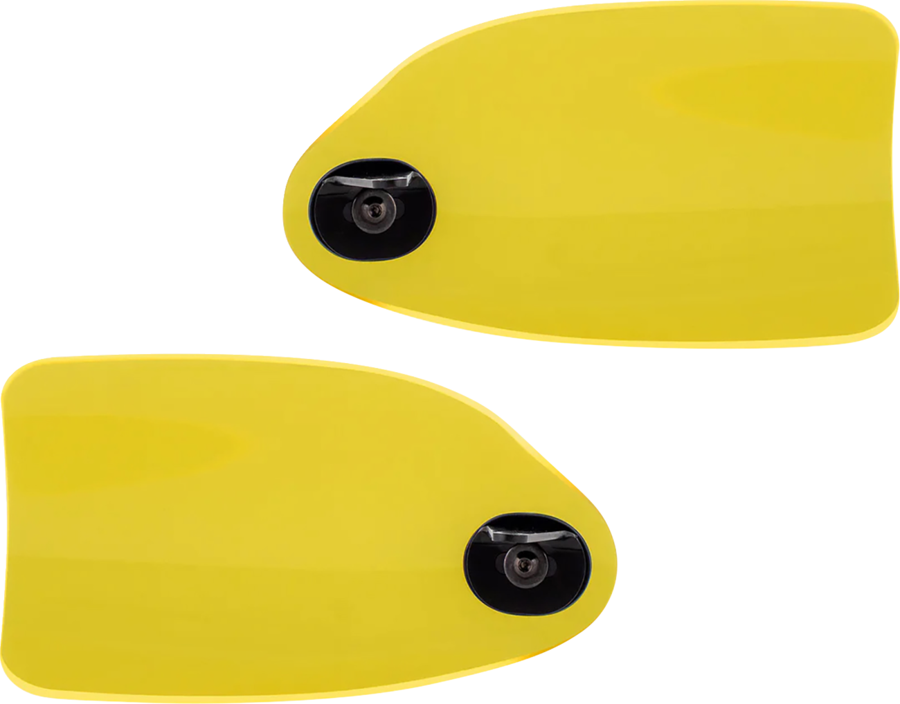 Klock Werks Flare Yellow Ice Hand Guards for 2002-2025 Harley Hydraulic Clutch