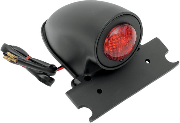 Drag Specialties 50s Style Chopper Motorcycle Taillight Black Custom Harley FXR