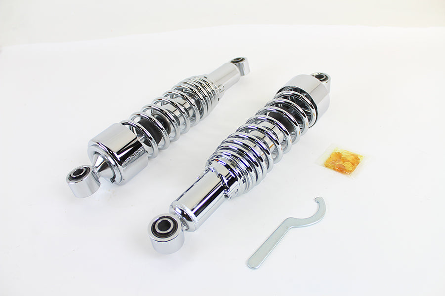 VTwin Dura AEE 13'' Chrome Shocks 1985-2016 Harley Touring FLHR FLHX FLTR FLHT