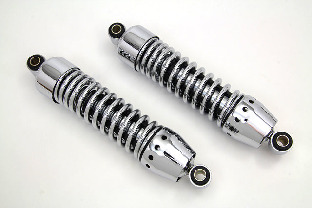Vtwin Chrome 11 3/4" Rear 1" Lower Shocks 1991-2005 Harley Davidson Sportster XL