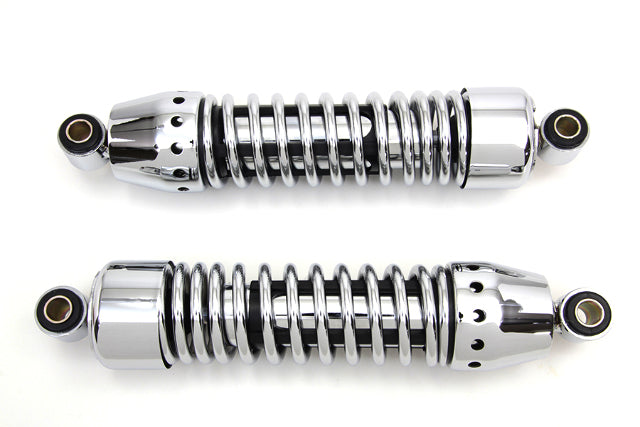 Vtwin Chrome 11 3/4" Rear 1" Lower Shocks 1991-2005 Harley Davidson Sportster XL