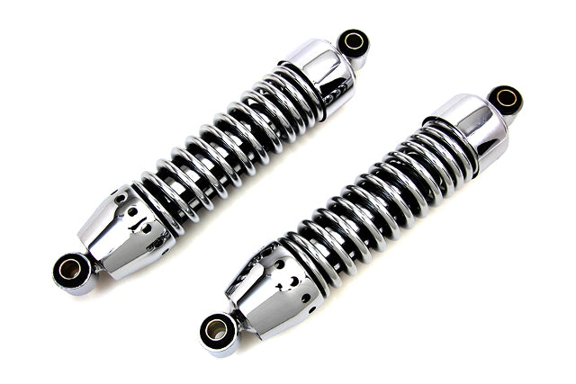 Vtwin Chrome 11 3/4" Rear 1" Lower Shocks 1991-2005 Harley Davidson Sportster XL