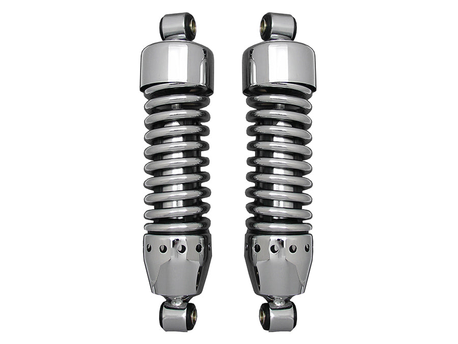 V-Twin AEE Chrome 11-1/2" Rear Motorcycle Shocks 1991-2017 Harley Dyna FXDWG