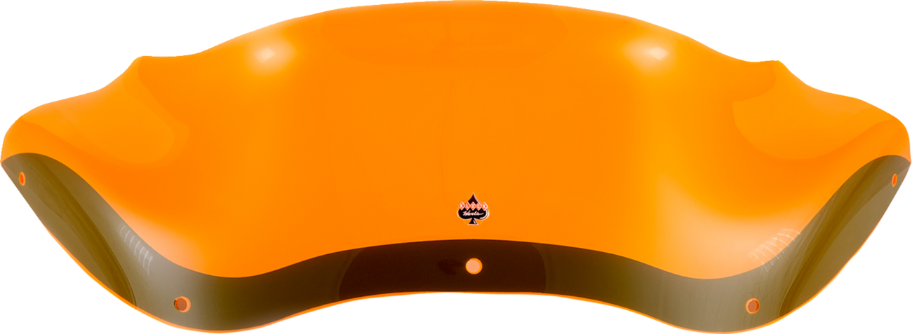Klock Werks 8" Kolor Flare Orange Ice Windshield 1998-2013 Harley Road Glide