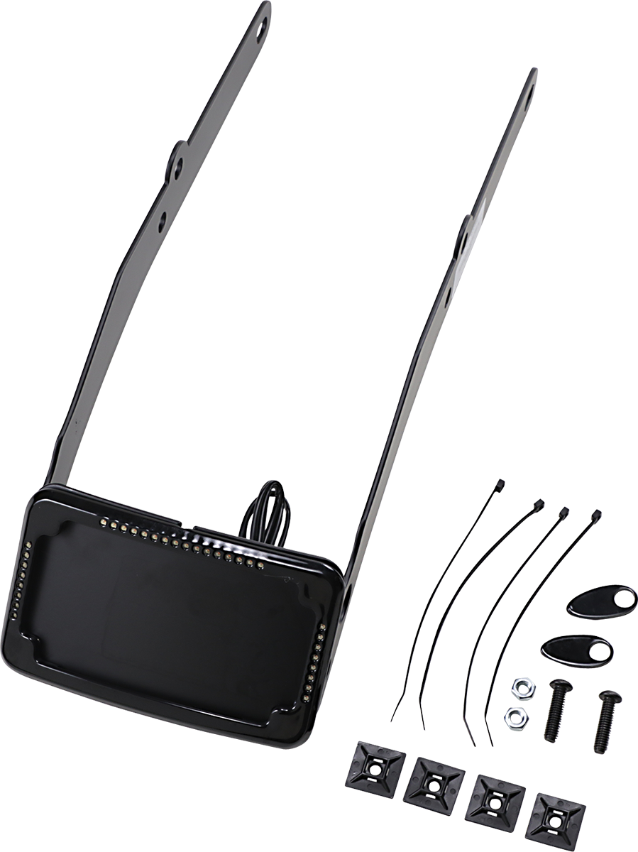 Cycle Visions Curved LED License Plate Frame 2012-2017 Harley Softail Models