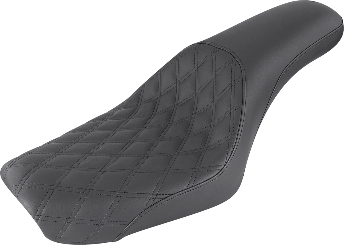 Saddlemen Profiler Lattice Stitch 2-Up Gel Seat for 2004-2005 Harley Wide Glide