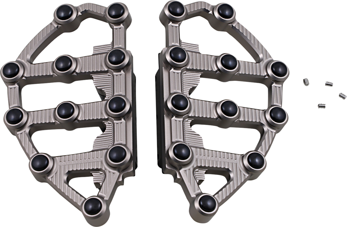 Arlen Ness MX Passenger Floorboards 1984-2024 Harley Softail Touring FLSTF FLHR