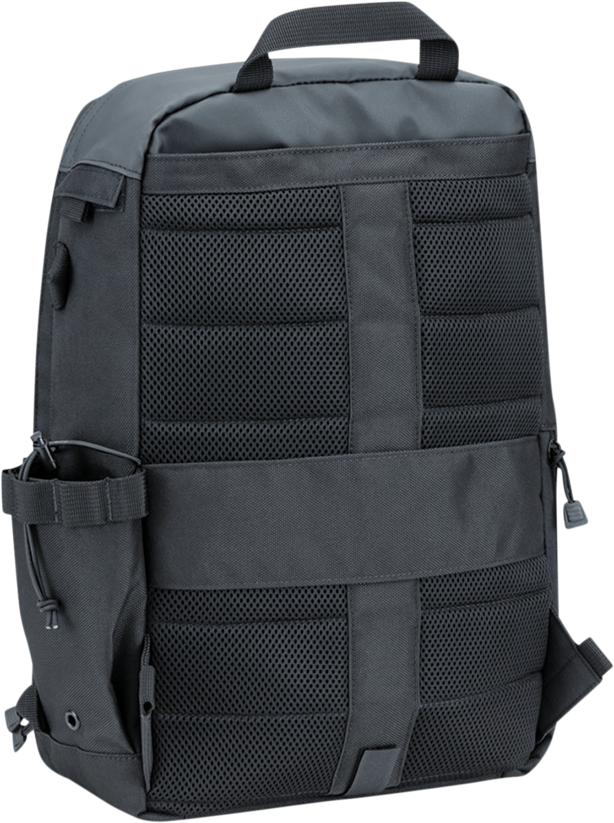 Kuryakyn 5257 Black Momentum Runaway Motorcycle Riding Street Casual Backpack