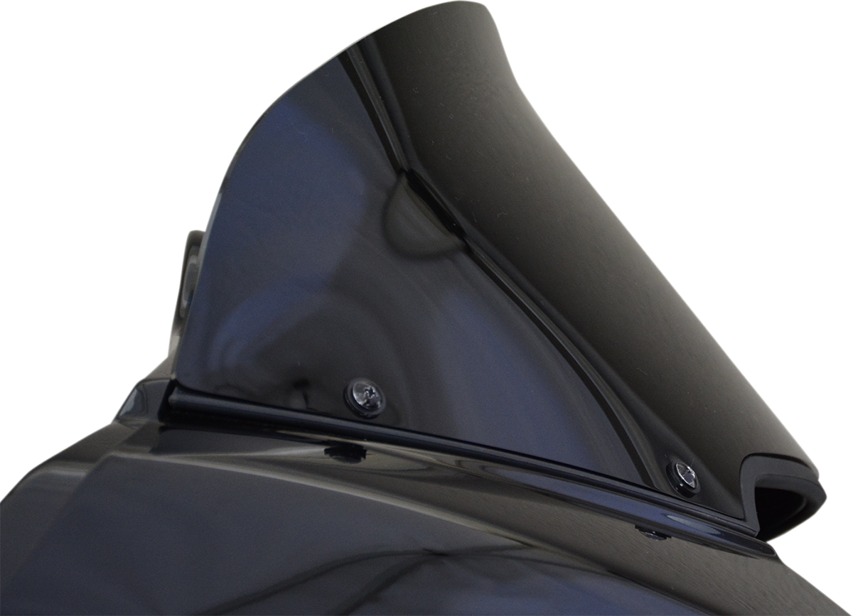 Wind Vest Black 9" Motorcycle Windshield fits 15-20 Harley Touring Road Glide