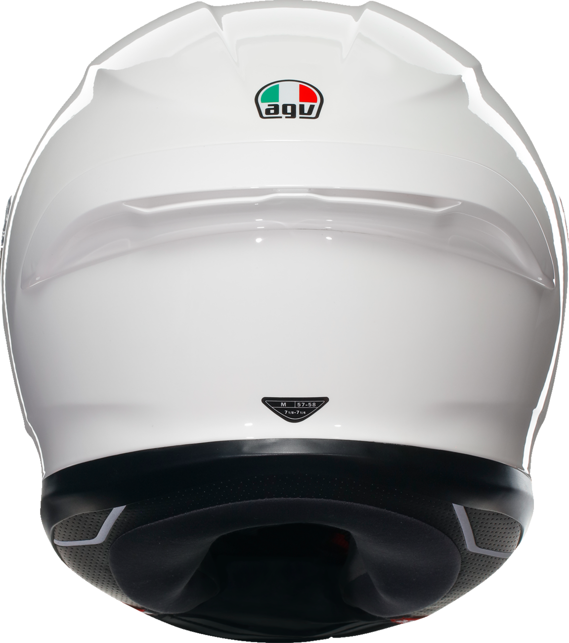 AGV K6 S Solid White Unisex Adult Full Face Street Harley Motorcycle Helmet