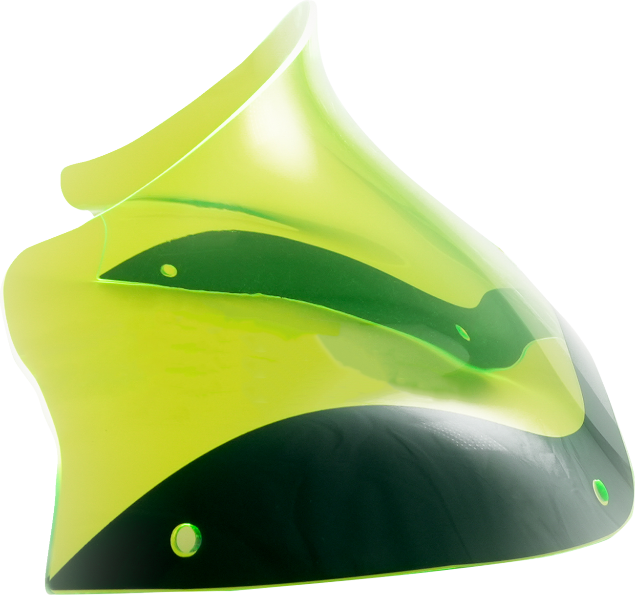 Klock Werks 8" Kolor Flare Green Ice Windshield 1998-2013 Harley Road Glide