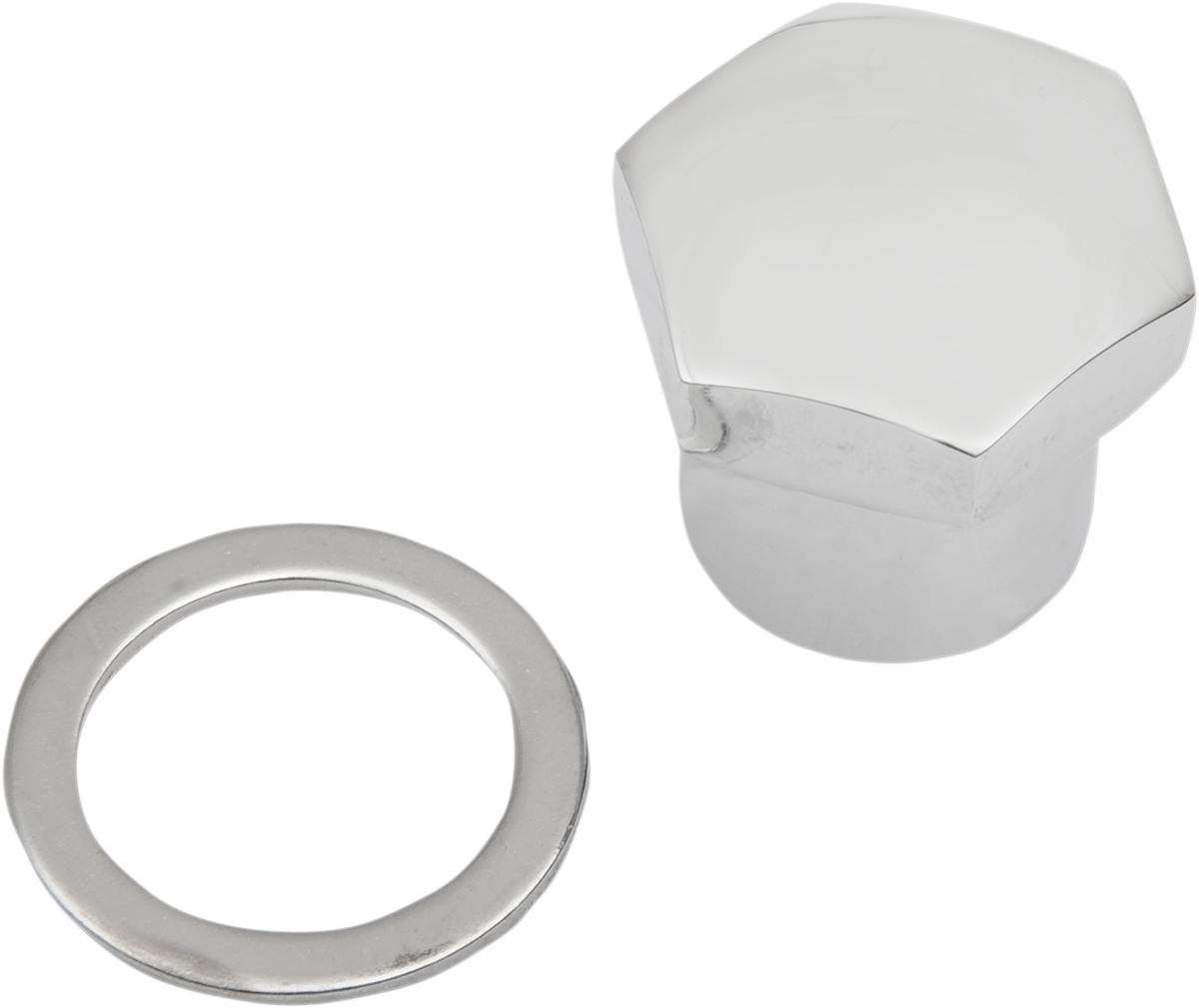 Colony Hex Stem Nut with Washer for 1973-1987 Harley Davidson FXRS FXEF