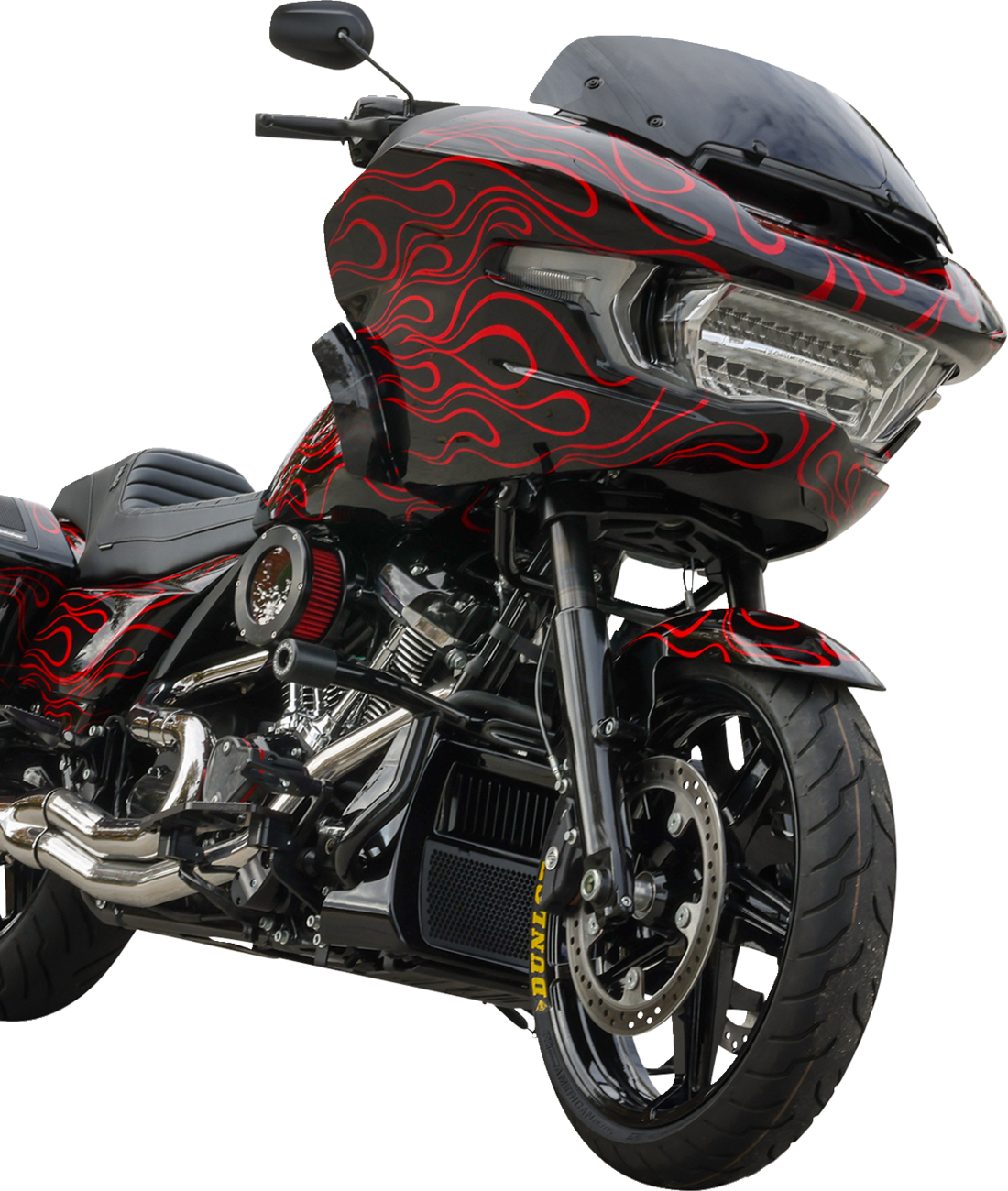 Thrashin Supply Black Bottom Triple Tree for 2024 Harley Road Glide FLTRX