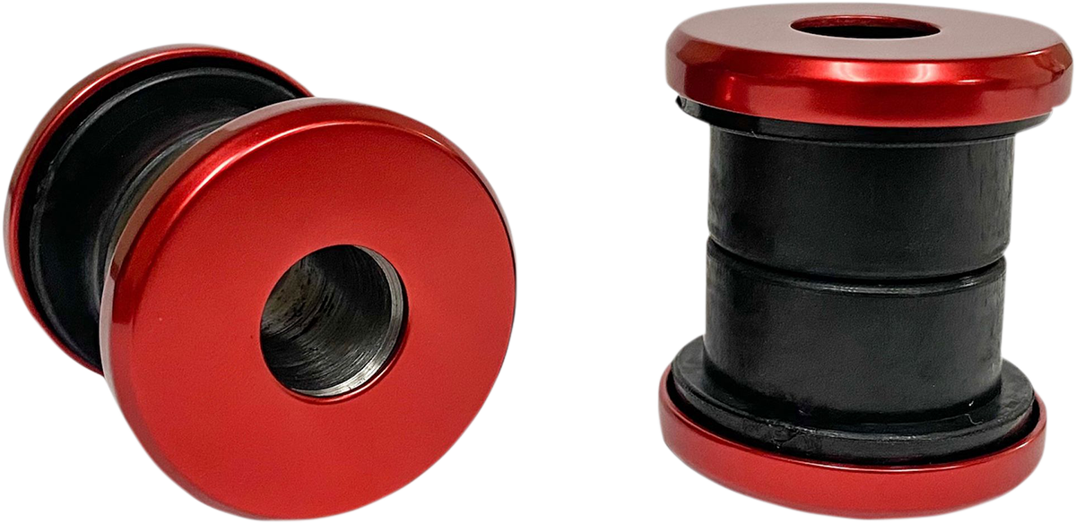 Pro One Red Handlebar Riser Bushing Kit 1973-2017 Harley Dyna Softail Touring