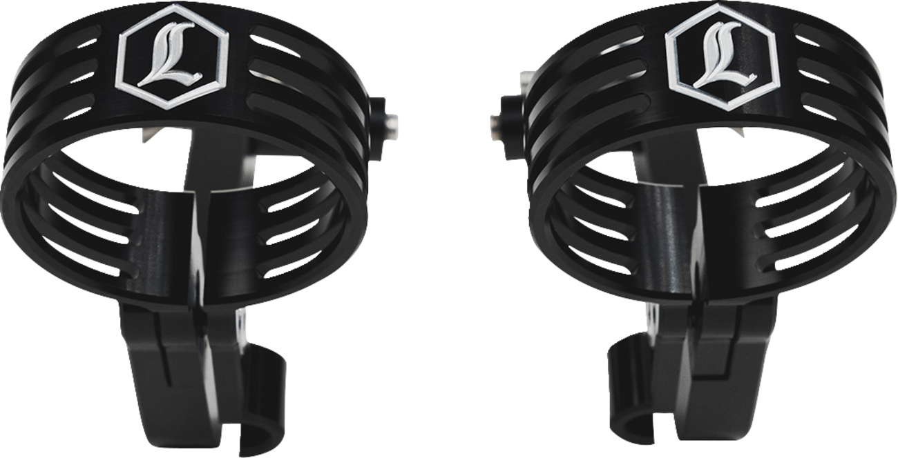 Legend REVO ARC Black Remote Reservoir External Mount Kit 2014-24 Harley Touring