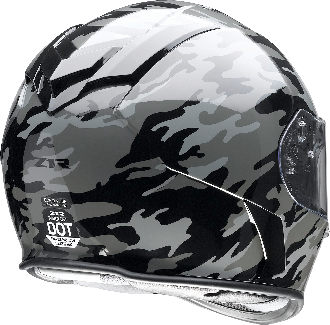 Z1R Warrant Camo Unisex Adult Full face Motorcycle Riding Street Racing Helmet