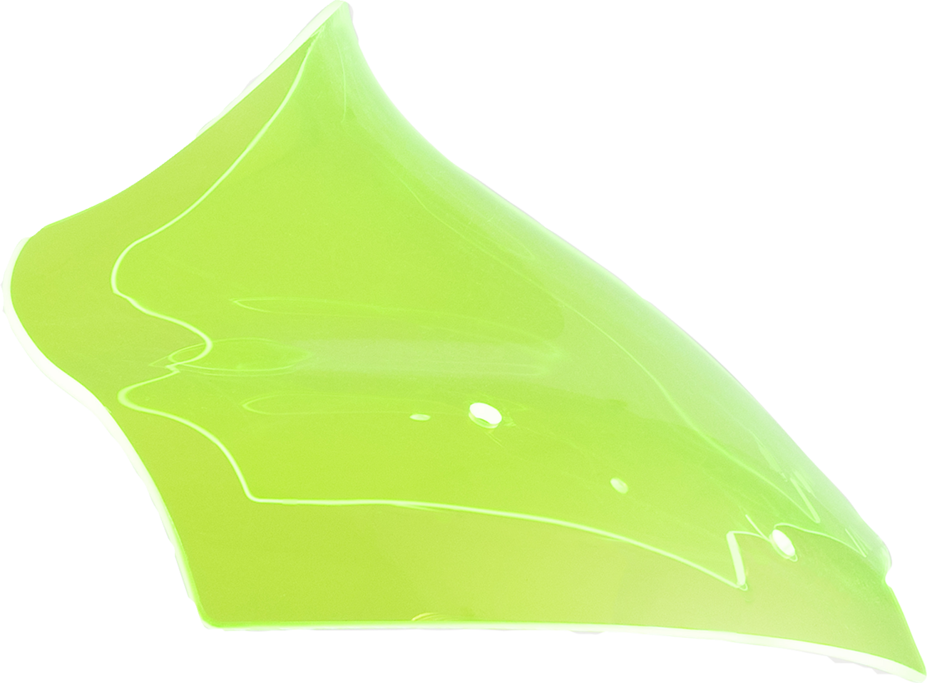 Klock Werks Kolor Flare 10" Green Ice Windshield for 2023-2025 Harley Road Glide