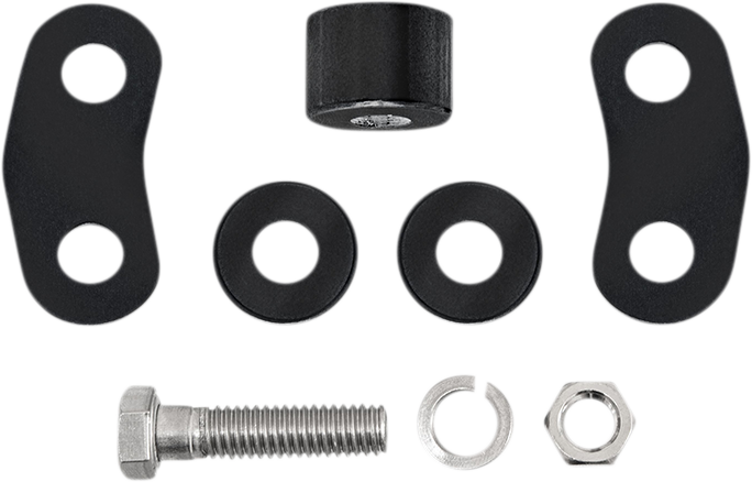 Memphis Shades Short Black Motorcycle 1-1/4" Headlight Extension Block Harley
