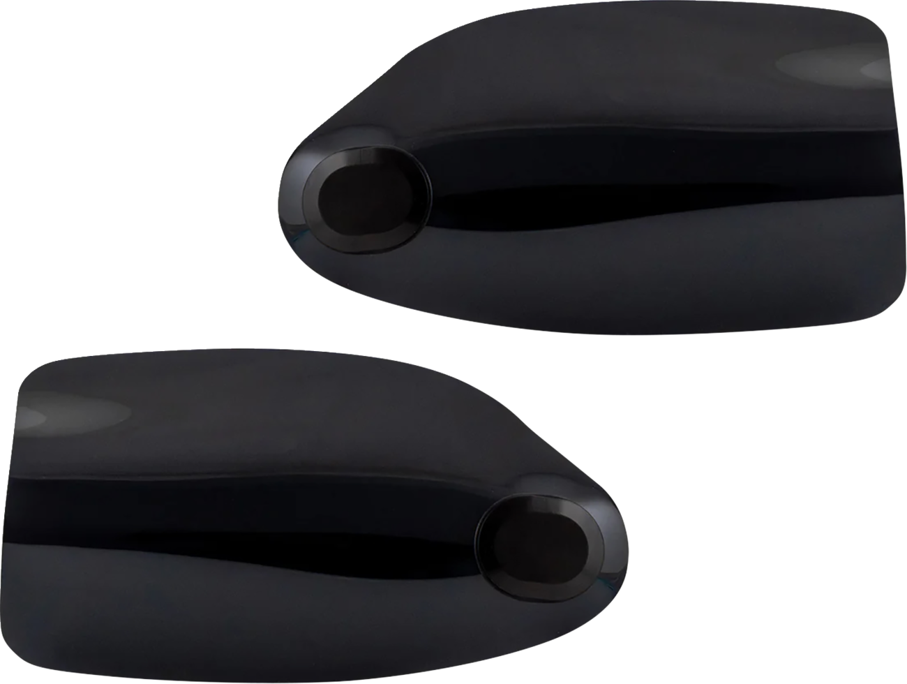 Klock Werks Flare Black Hand Guards fits 2002-2025 Harley Hydraulic Clutch