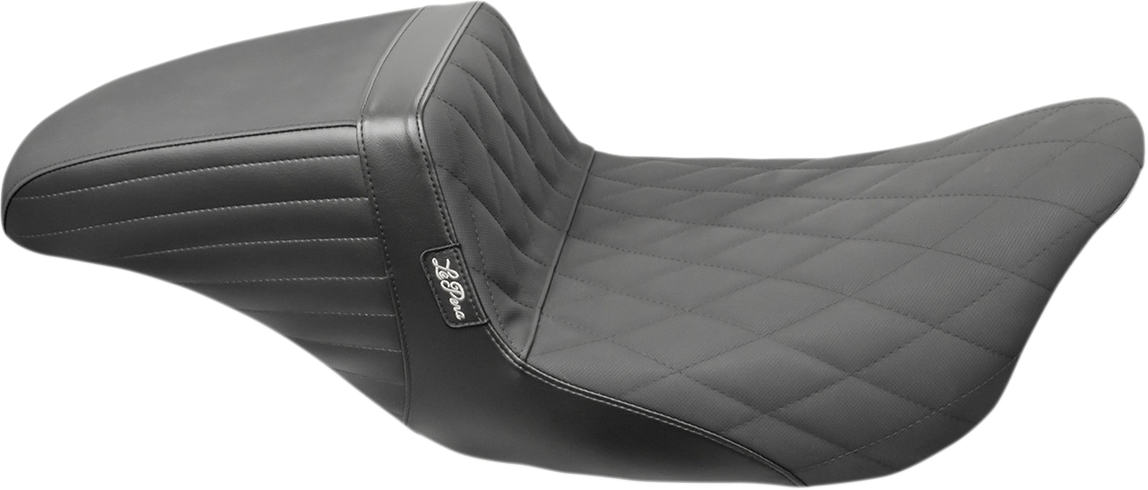 Le Pera Kickflip Daddy Long Legs Diamond Grip Seat fits 2008-2024 Harley Touring