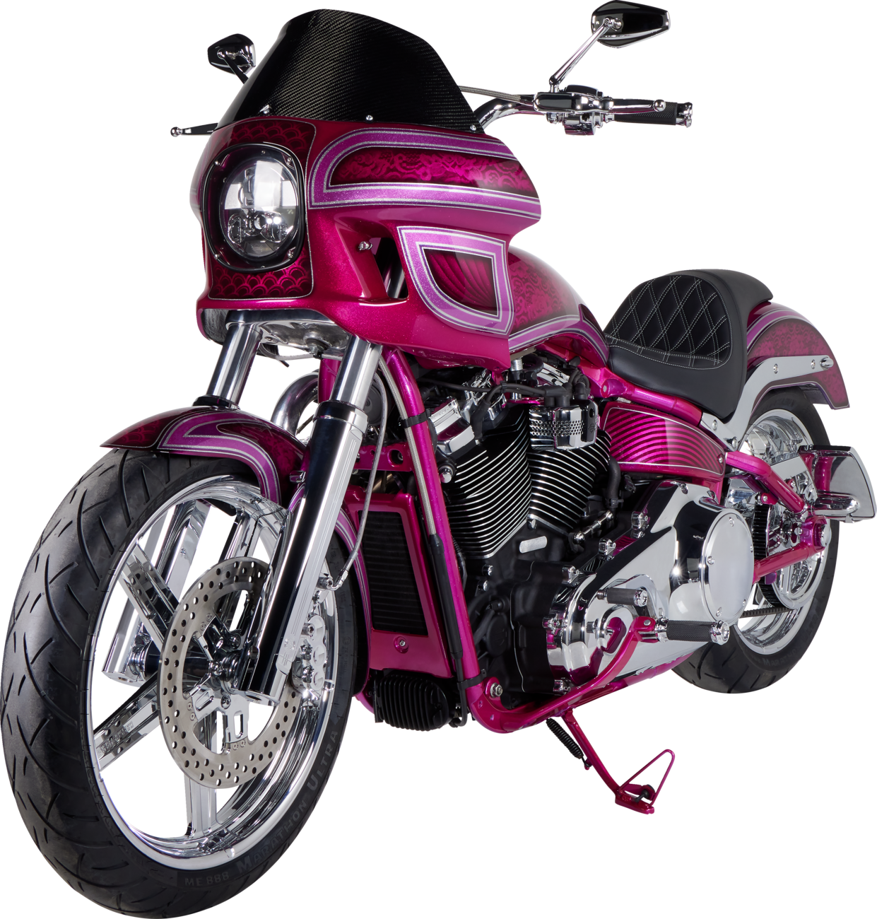 Saddlemen S-RT Mini Fairing Kit for 2018-23 Harley Softail Low Rider Street Bob