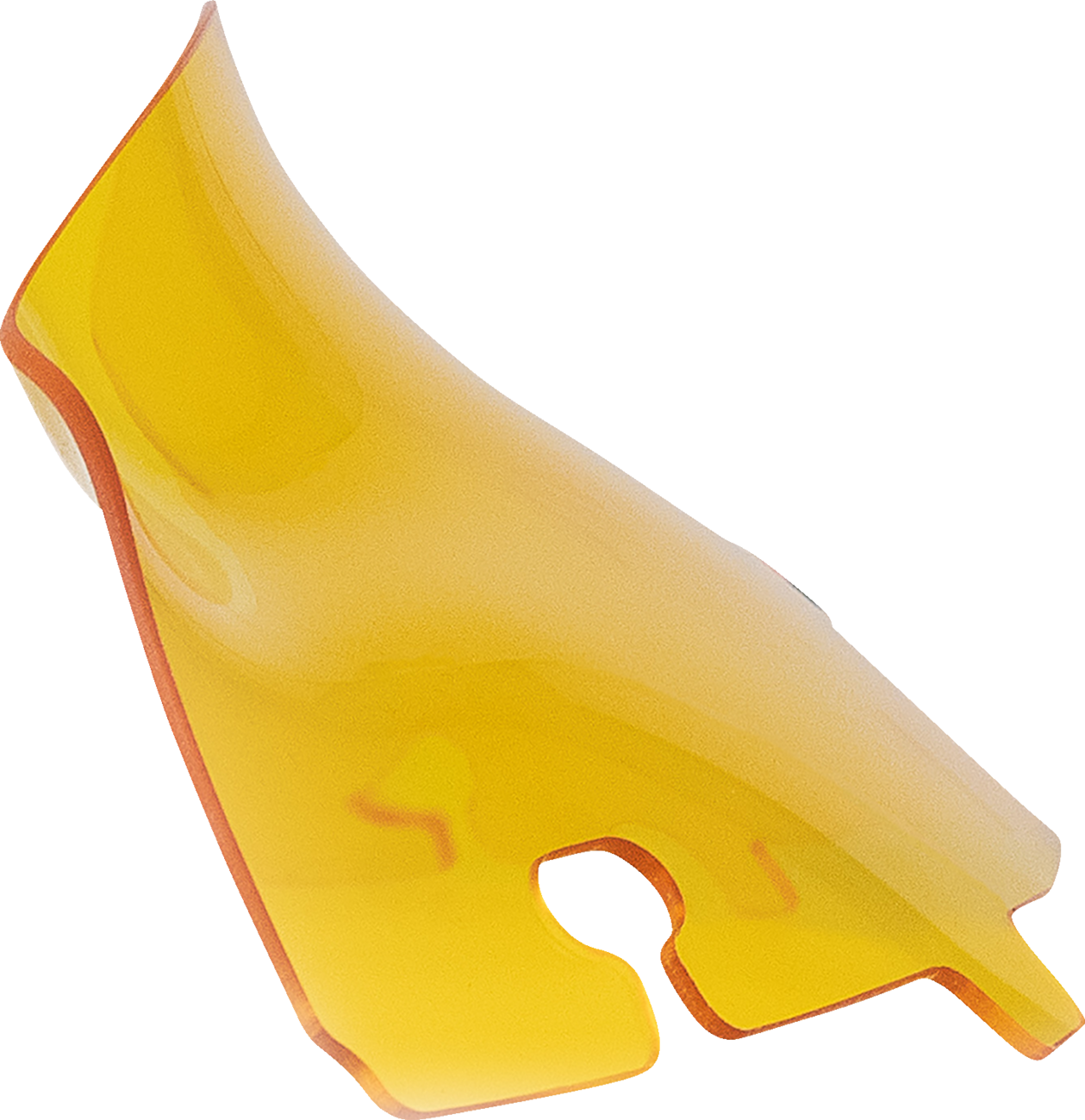 Klock Werks Kolor Flare 4" Yellow Windshield fits 2014-2023 Harley Touring FLHX