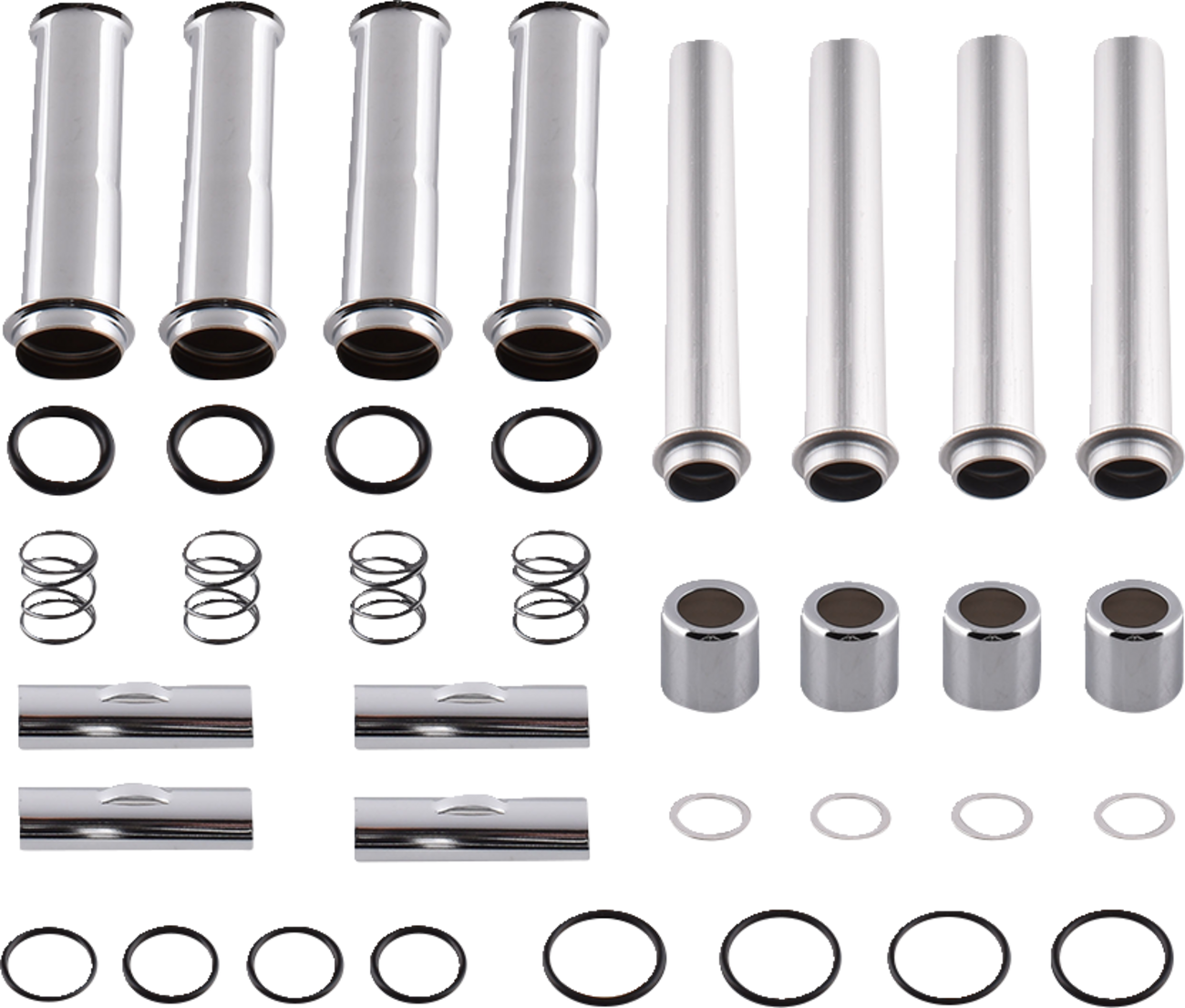 Drag Specialties Chrome Pushrod Tube Kit for 2017-2021 Harley Davidson M8