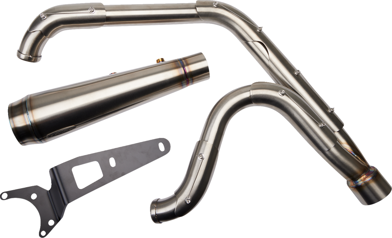 Trask Assault 2:1 Exhaust System for 1984-2000 Harley Davidson FXR Low Rider