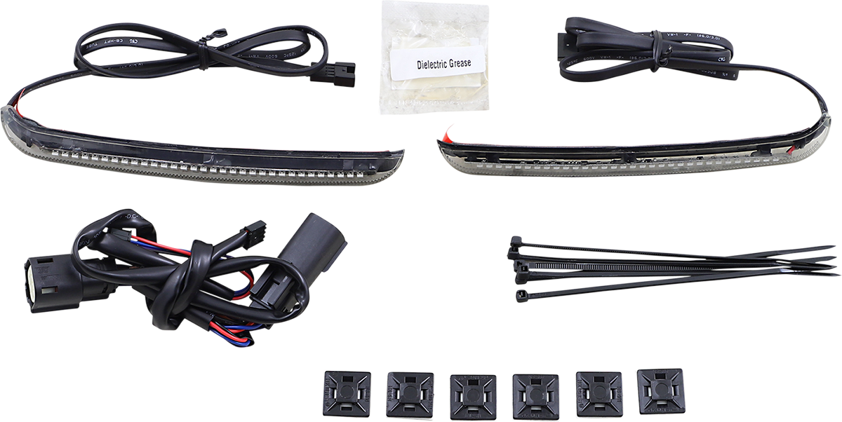 Ciro Rear Red LED Tour Blade Lights 2010-2013 for Harley Davidson Touring