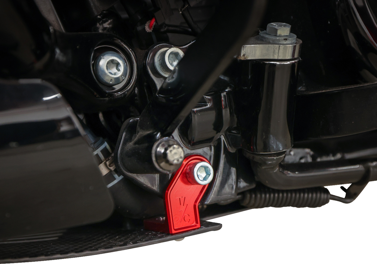 Thrashin Carbon Fiber Forged Red Skid Plate fits 2023-2025 Harley Touring FLTR
